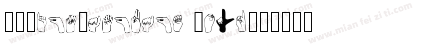 CCSignLanguage Bold字体转换